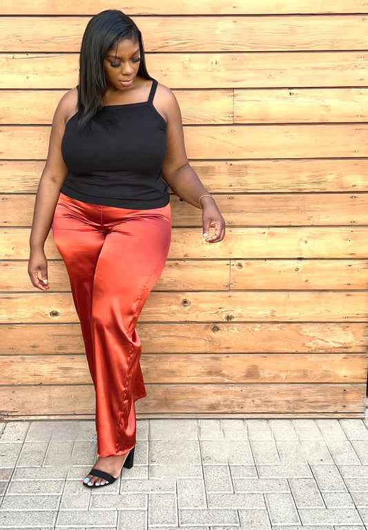 Satin Silk Pants and Matching Tops – Belle Allure Designs