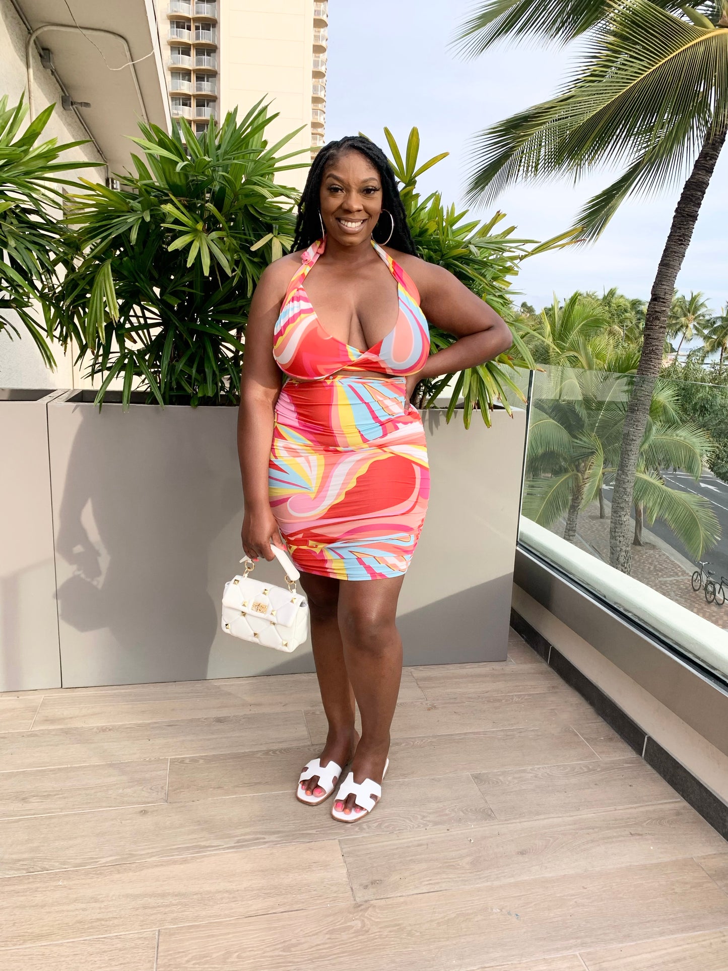 Mini Tropical Dress | Tropical Summer Dress